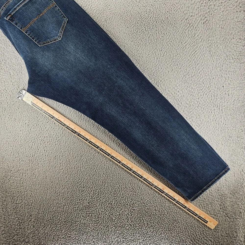 Lucky Brand Jeans Men Size 40x32 121 Slim‎ Straight Blue Denim Zip Fly Stretch